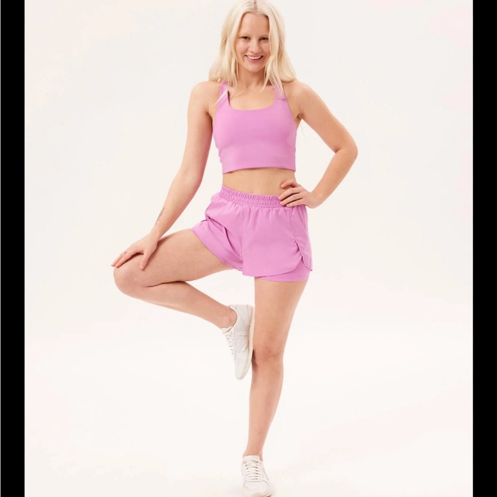 Girlfriend collective trail shorts